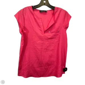 Top Short Sleeve By Ivanka Trump In Pink. Size: S